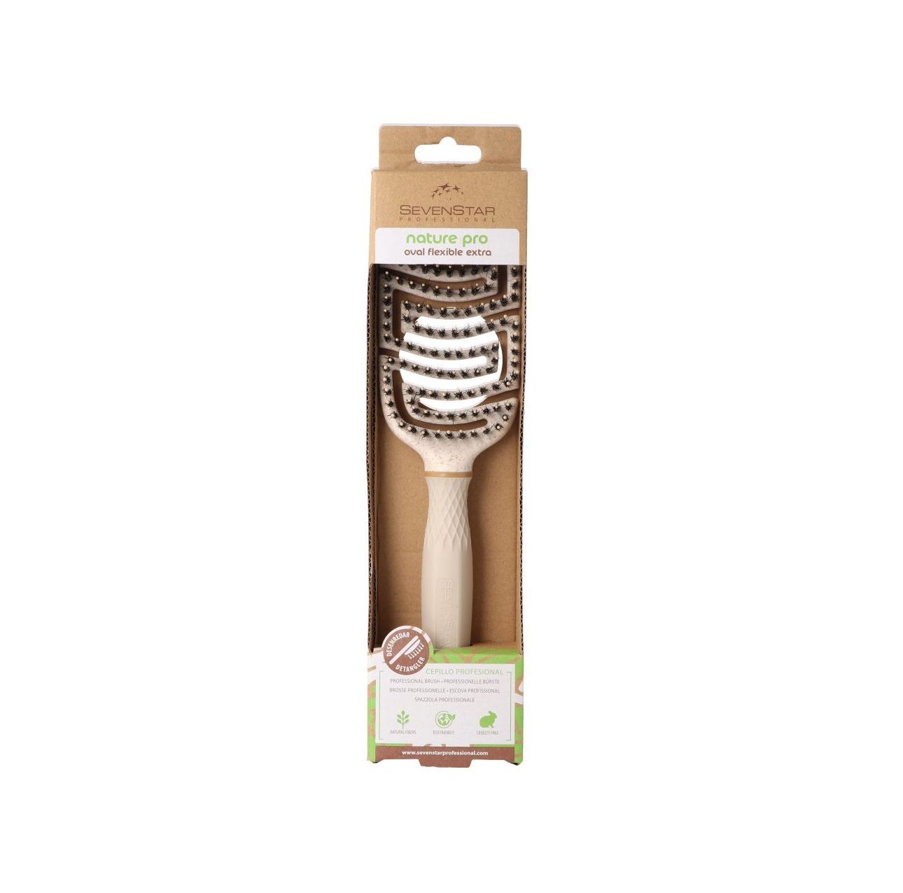 Cepillo Flexible Doble Pua Eco Natural. Sevenstar